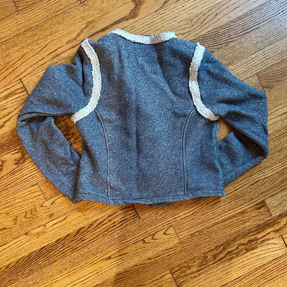 Gap Terry Motto Jacket Size Medium - image 3